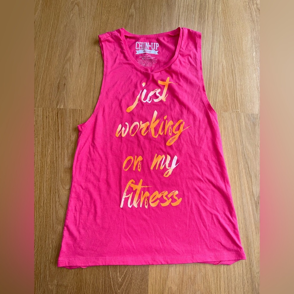 Chin Up Apparel Red Graphic Tee